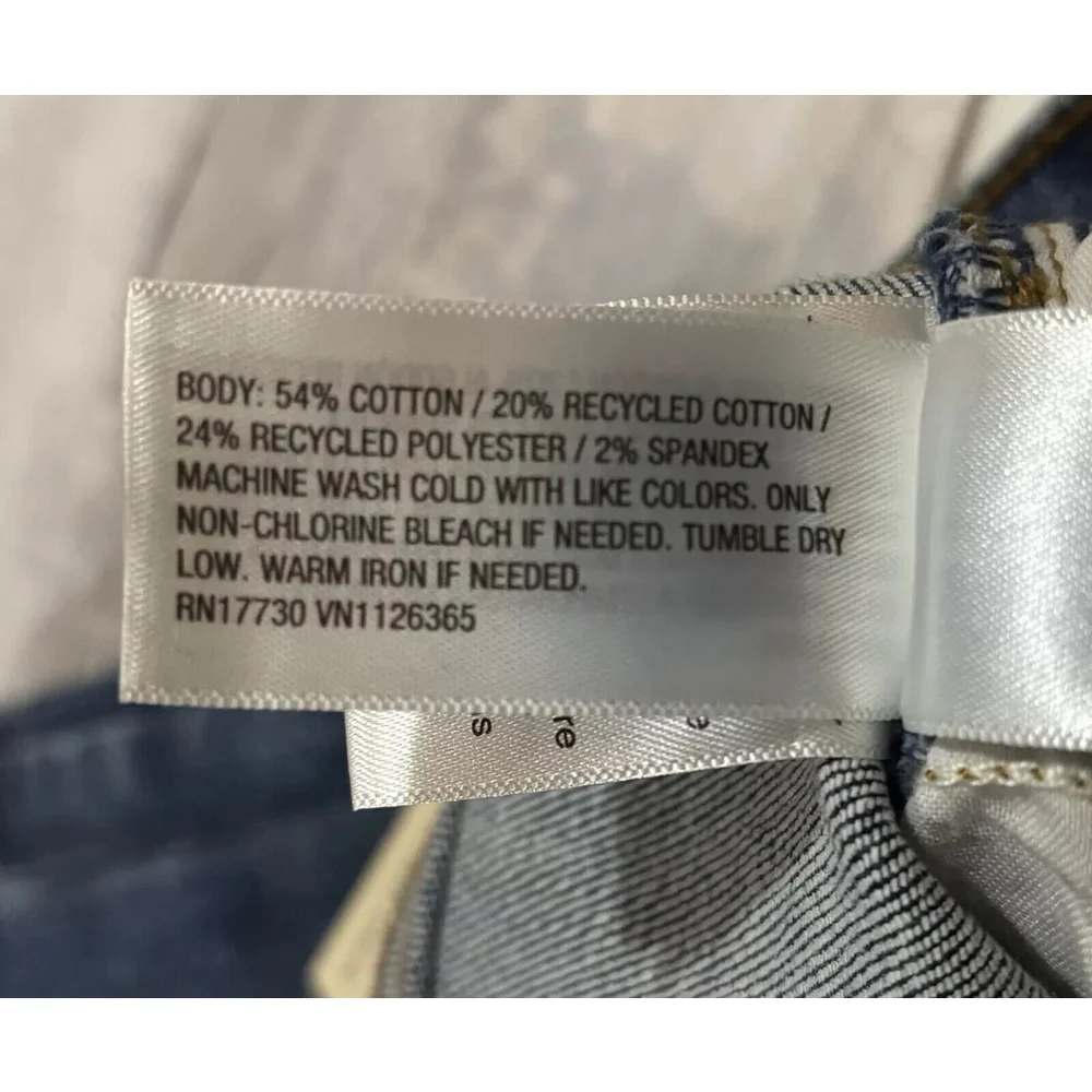 Universal Thread High-Rise Skinny Jeans Medium Wash/Distressed Stretch Plus 22R - Picture 6 of 6